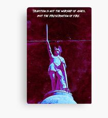 Tradition - Fashwave - Vaporwave Canvas Print
