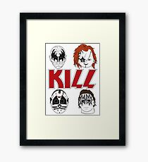 KISS/KILL Framed Print
