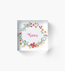 Personalised for Karen Acrylic Block