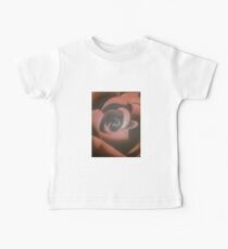 Rose Oil Painting Baby Tee