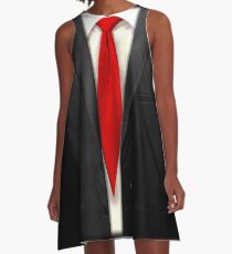 Blood Tie, Black Suit A-Line Dress