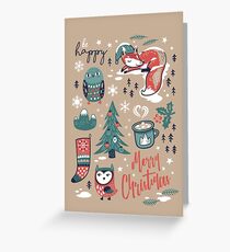Weihnachtswünsche Grußkarte