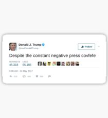Trump Tweet - Cofefe Sticker