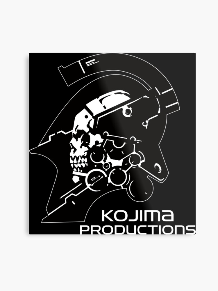 Kojima Productions New Logo Metal Gear Death Stranding Metal Print