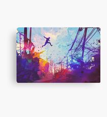 Parkour Urban Obstacle Course Canvas Print