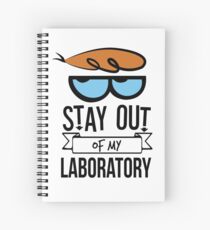 Stay Out of My Laboratory - Dexter Spiral Notebook
