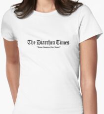 Nathan for You - The Diarrhea Times Shirt Women's Fitted T-Shirt
