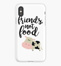 Friends Not Food - Vegan iPhone Case