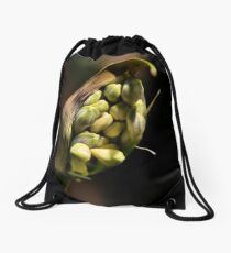 Agapanthus Flower Buds Drawstring Bag