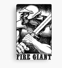 AD&D: Fire Giant Canvas Print