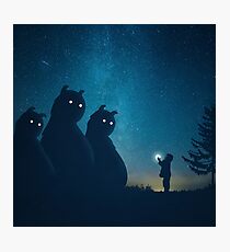 The Gift (blue) Photographic Print
