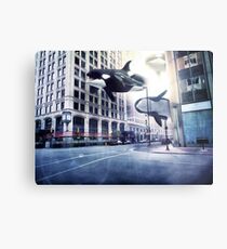 City of whales Metal Print