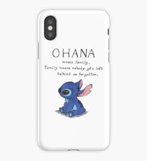 Ohana Means Family iPhone Case/Skin