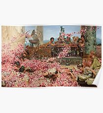 The Roses of Heliogabalus by Alma-Tadema Poster
