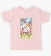 cherry blossoms Kids Tee