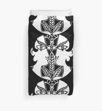 Cocteau Heads Print Duvet Cover