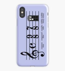 Wibbly-wobbly timey-wimey iPhone Case/Skin
