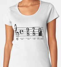 Camiseta premium para mujer Wibbly-wobbly timey-wimey