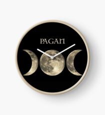 THE TRIPLE MOON Clock