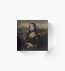 Mona Lisa Rework Acrylic Block
