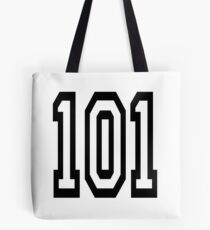 101, TEAM SPORTS, NUMBER 101, one o one, Competition Tote Bag