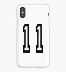 11, TEAM SPORTS, NUMBER 11, Eleven, Eleventh, Competition iPhone Case