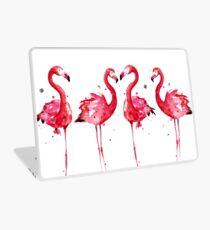 Vinilo para portátil Flamencos rosados