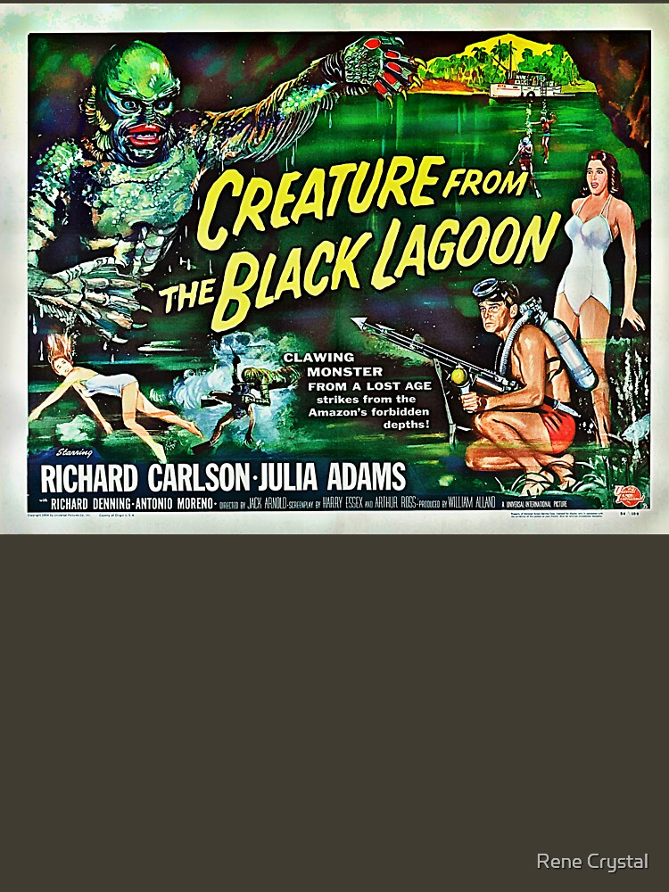 Let's Go for a Swim! 1954 Horror Flick by imagesbycrystal