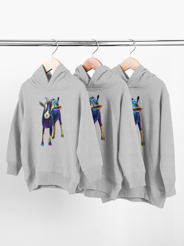 Alternate view of Gertie the Goat, Star of the Show Toddler Pullover Hoodie