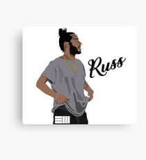 Russ Cartoon Canvas Print