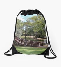 Scenic Pond Drawstring Bag
