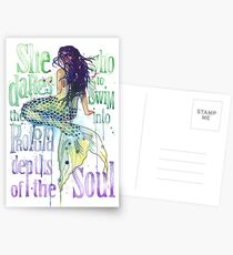 Mermaid : Profound Depths Postcards