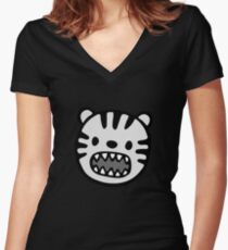 ferocious Women's Fitted V-Neck T-Shirt