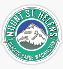 MOUNT SAINT HELENS WASHINGTON CASCADE RANGE ST Sticker