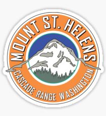 MOUNT SAINT HELENS WASHINGTON CASCADE RANGE ST 3 Sticker