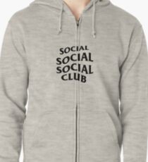 SOCIAL SOCIAL SOCIAL CLUB Zipped Hoodie