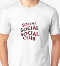 SOCIAL SOCIAL SOCIAL CLUB - Red Camo Unisex T-Shirt