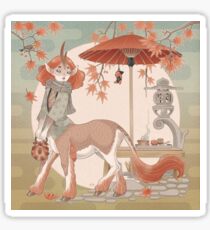 November leaves Sticker