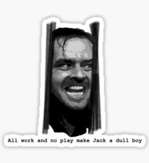 Here's Johnny Sticker