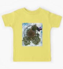 Siblings on a 6 Seater Swing Kids Tee