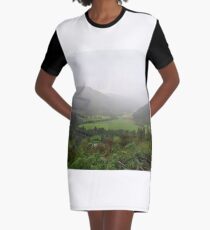 Scottish Valley Graphic T-Shirt Dress