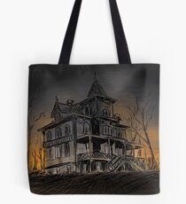 Halloween mansion Tote Bag