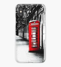 London Calling - Classic British Red Telephone Box iPhone Case