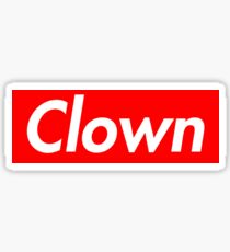 clown supreme Sticker