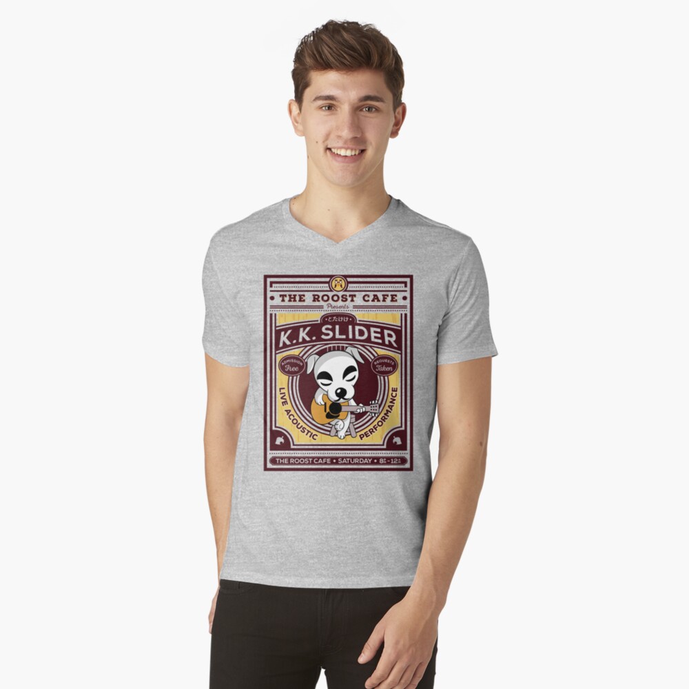 K.K. Slider Gig Poster V-Neck T-Shirt