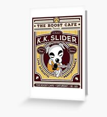 K.K. Slider Gig Poster Greeting Card