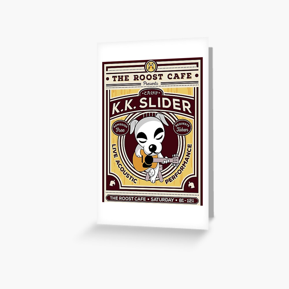 K.K. Slider Gig Poster Greeting Card