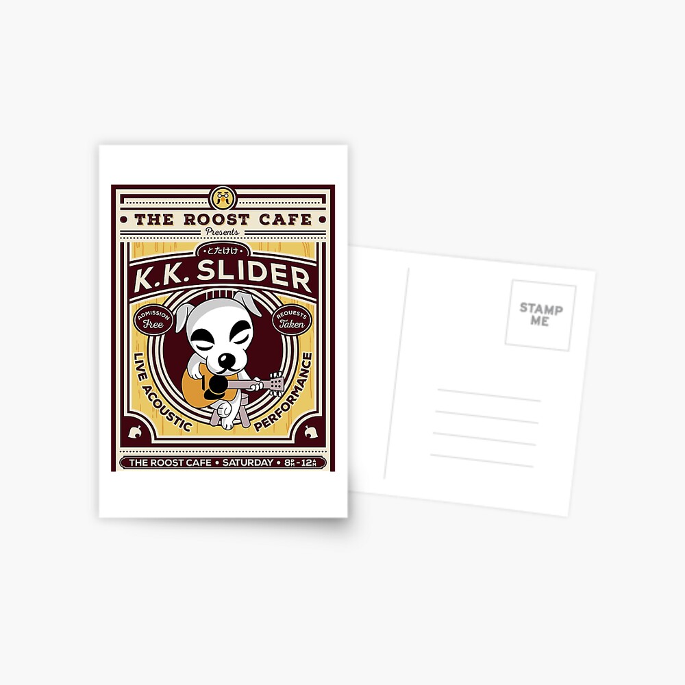 K.K. Slider Gig Poster Postcard