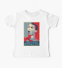 Cristiano Ronaldo Portrait inspired by the Barack Obama "Hope" poster designed by Shepard Fairey. Baby Tee