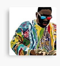 Biggie Sticker Canvas Print